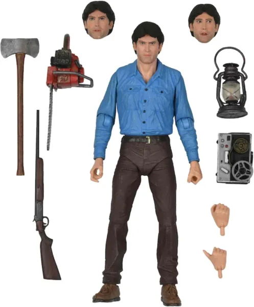 Figura neca evil dead scale ultimate ash 40 aniversario 18 cm