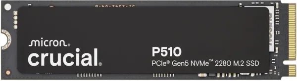 Disco duro interno solido SSD crucial p510 2tb M.2 2280 pci express 5.0