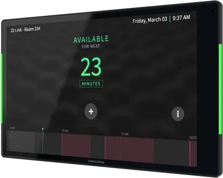 Crestron 10 In. Room Scheduling Touch Screen, Black Smooth (Tss-1080-B)  6513830
