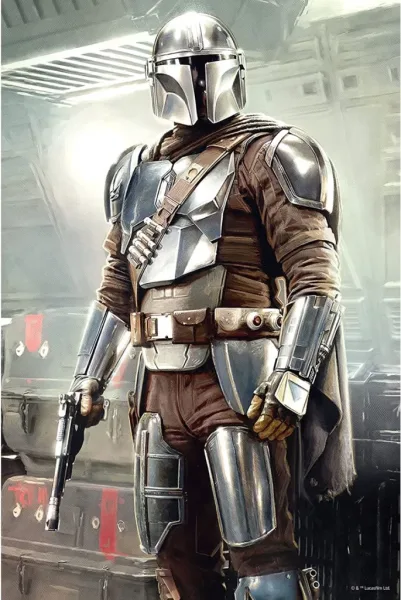 Puzle lenticular prime 3d 200 piezas the mandalorian el mandaloriano mando