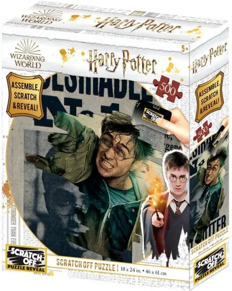 Puzzle para rascar harry potter carteles wanted se busca 500 piezas