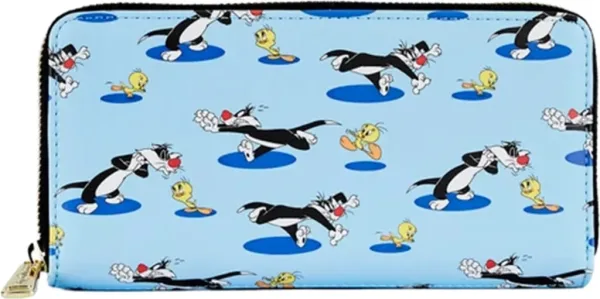 Cartera loungefly looney tunes piolin & silvestre
