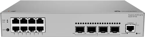 HUAWEI eKit S220 Series S220-8T4S Gestionado L2 Gigabit Ethernet (10/100/1000) 1U Gris
