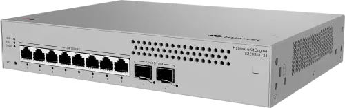 Huawei Data Communication,S220S 8T2J,S220S 8T2J,S220S 8T2J 8 10 100 1000Base T Ports, 2 2.5Ge Sfp Ports, Built In AC Power, Fanless