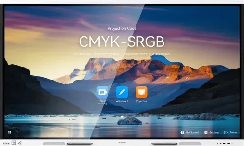Intelligent Collaboration Device, Huawei Ideahub Board 3 Pro, Ihb2-75Pb, Intelligent Collaboration Device 75-Inch Infrared Screen, Jade White, Overseas