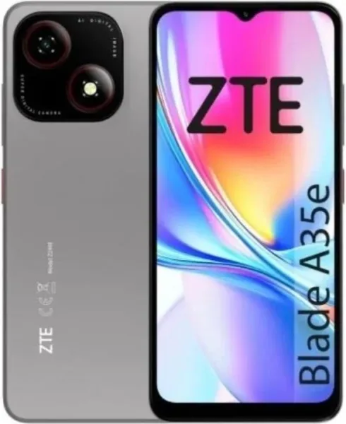 Smartphone ZTE Blade A35E 2GB/ 64GB/ 6.52"/ Gris Oscuro