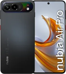 ZTE Nubia NBAIRPROBLK smartphones 17,2 cm (6.77") SIM doble Android 16.0 5G 8 GB 512 GB Negro