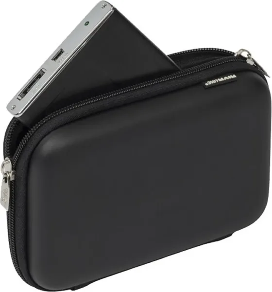Funda rivacase davos 9102 para disco duro y GPS negra