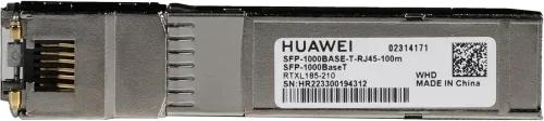 Huawei Electrical Transceiver,Sfp,Ge,Electrical Interface Module(100M,Rj45) (Sfp-1000Baset)