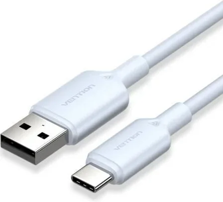 Cable USB 2.0 Tipo-C Vention CTQLF/ USB Tipo-C Macho - USB Macho/ Hasta 60W/ 480Mbps/ 1m/ Azul
