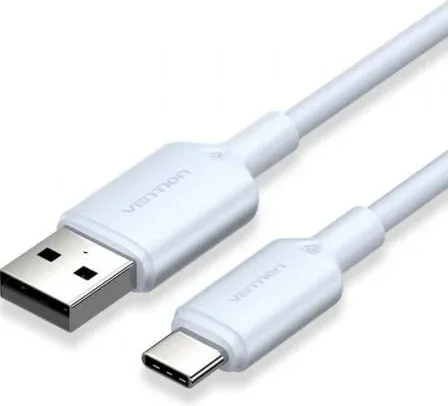 Cable USB 2.0 Tipo-C Vention CTQLH/ USB Tipo-C Macho - USB Macho/ Hasta 60W/ 480Mbps/ 2m/ Azul