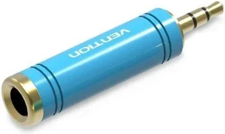Adaptador Jack Vention VAB-S04-L/ Jack 3.5 Macho - Jack 6.5 Hembra/ Azul