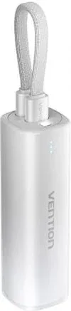 Powerbank 5000mAh Vention FHWM0/ 20W/ Gris/ Incluye Cable USB Tipo-C y Lightning