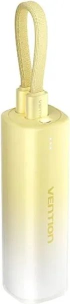 POWER BANK 5000mAh 20W WIRELESS AMARILLO VENTION