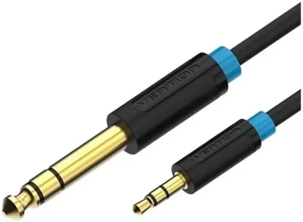 Cable Audio Estereo Jack 6.5/M Jack 3.5/M 1.5 M Negro Vention