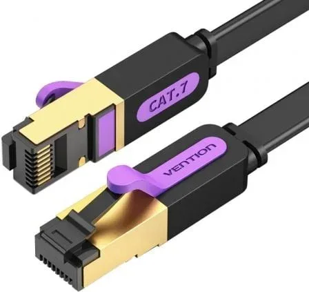 Cable de Red RJ45 STP Vention ICABG Cat.7/ 1.5m/ Negro