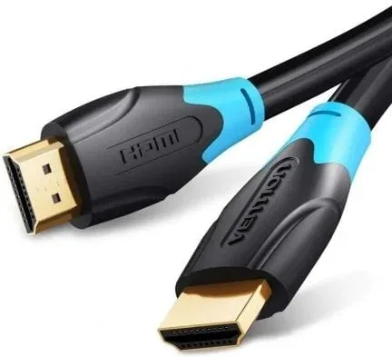 Cable HDMI 2.0 4K Vention AACBK/ HDMI Macho - HDMI Macho/ 8m/ Negro
