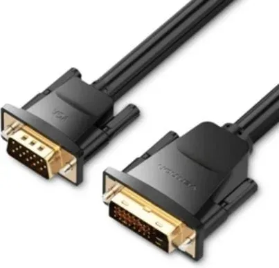 Cable Conversor Vention EABBG/ DVI Macho - VGA Macho/ 1.5m/ Negro