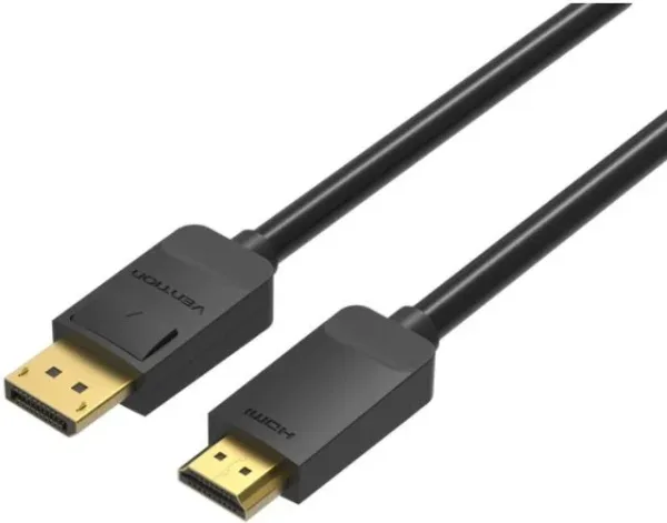 Conversor DisplayPort/M a HDMI/M 2 M Negro Vention