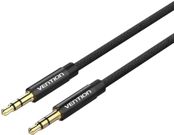 Cable Audio Estereo Jack 3.5/M Jack 3.5/M 1.5 M Negro Vention