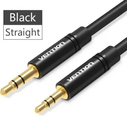 Cable Estéreo Vention BALBD/ Jack 3.5 Macho - Jack 2.5 Hembra/ 50cm/ Negro