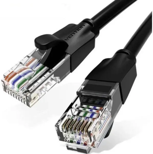 Cable de Red RJ45 UTP Vention IBEBG Cat.6/ 1.5m/ Negro