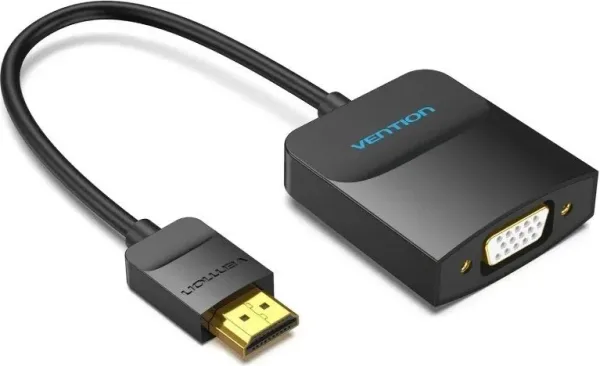 Conversor HDMI a VGA 0.15 M Negro Vention