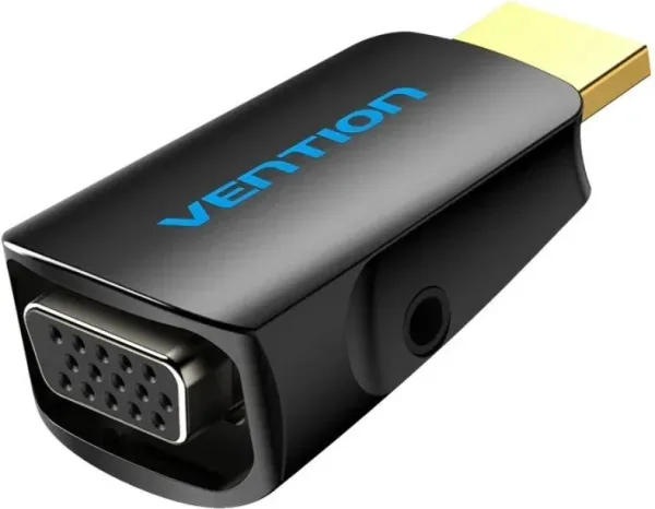 Adaptador Conversor HDMI a VGA Audio Jack 3.5 Mm Negro Vention