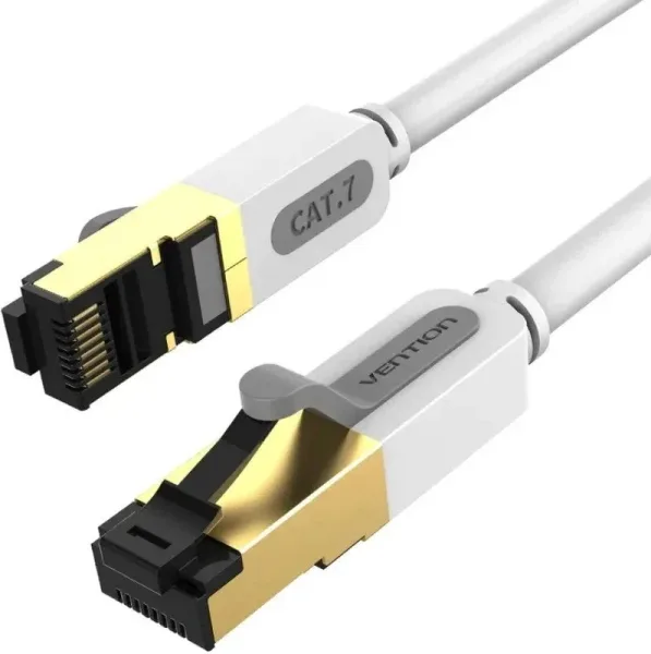 Cable de Red Latiguillo Rj45 Cat.7 Sftp Awg24 1 M Gris Vention