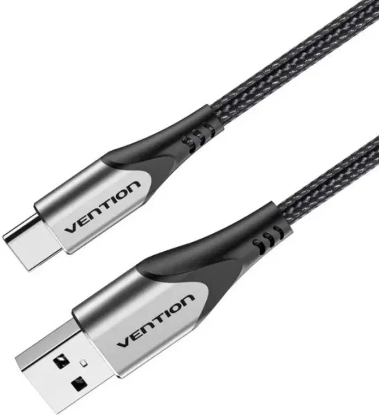 Cable USB 2.0 Tipo-C Vention CODHG/ USB Macho - USB Tipo-C Macho/ 480Mbps/ 1.5m/ Gris
