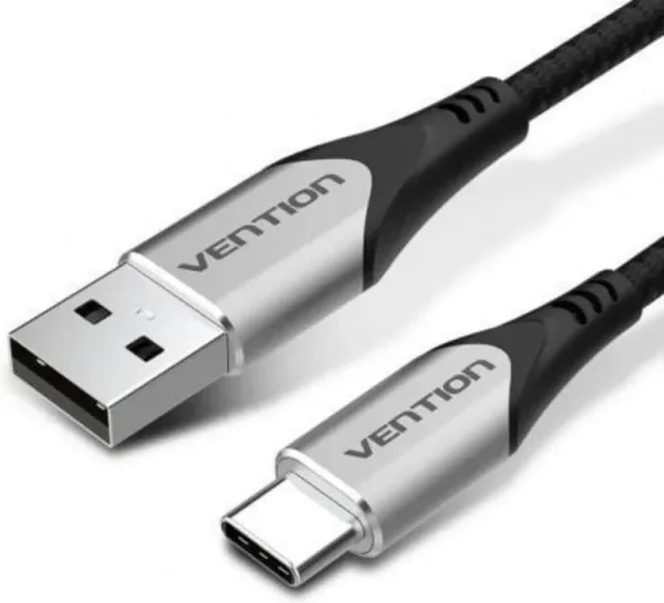 Cable USB-A a USB-C M-M 3 M Gris Vention