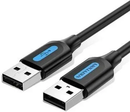 Cable USB 2.0 Vention COJBD/ USB Macho - USB Macho/ 480Mbps/ 50cm/ Negro