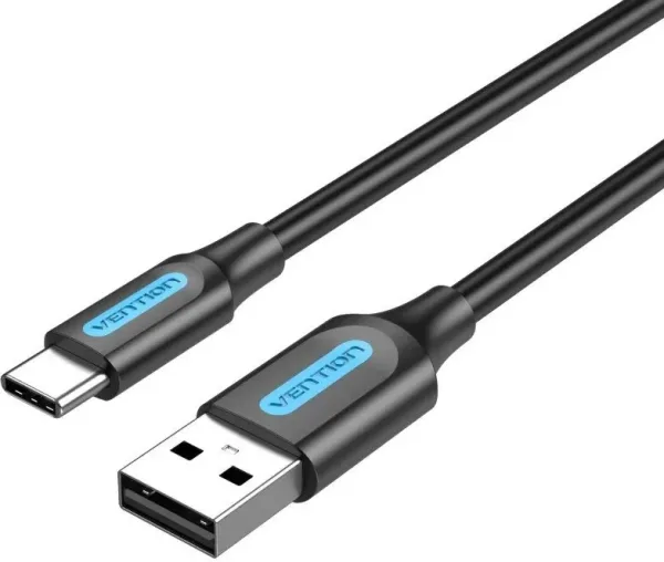 Cable USB 2.0 Tipo-C Vention COKBC/ USB Macho - USB Tipo-C Macho/ 480Mbps/ 25cm/ Gris