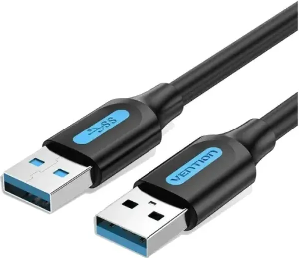 Cable USB-A a USB-A M-M 2 M Negro Vention