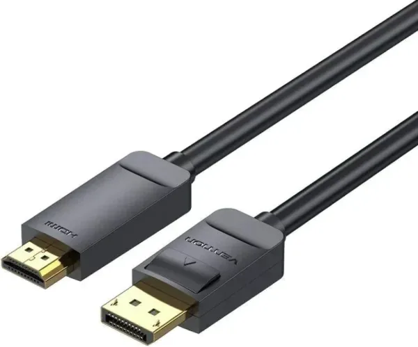 Conversor DisplayPort/M a HDMI/M 4K 2 M Negro Vention