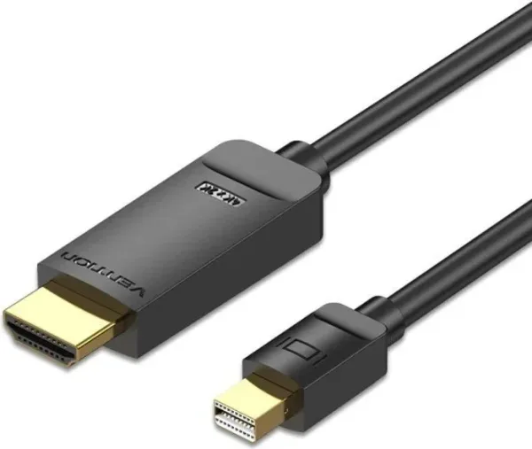Conversor Mini DisplayPort/M a HDMI/M 2 M Negro Vention