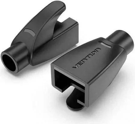 Funda Protectora RJ45 Vention IODB0-50/ 50 uds/ Negra
