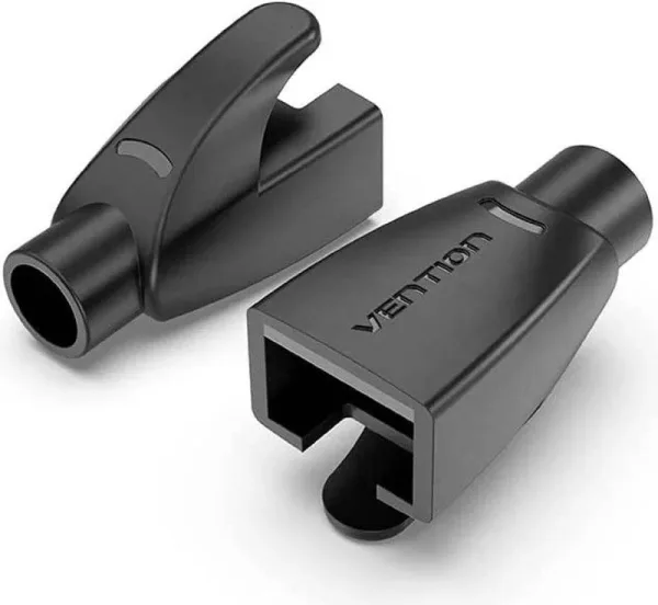FUNDA PROTECTORA RJ45 (100 Und) NEGRO VENTION