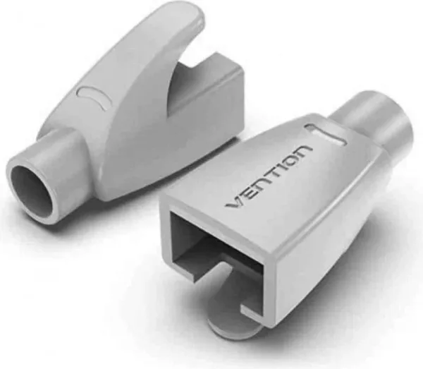 FUNDA PROTECTORA RJ45 (100 Und) GRIS CLARO VENTION