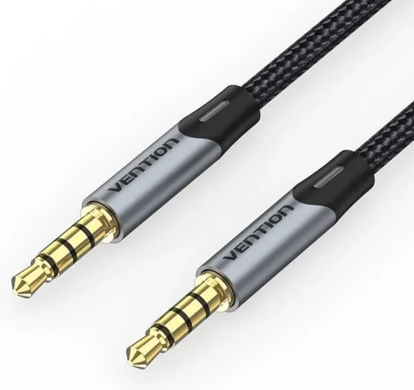 Cable Audio Estereo Jack 3.5/M Jack 3.5/M 1.5 M Gris Vention
