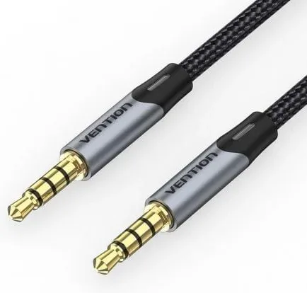 Cable Estéreo Vention BAQHH/ Jack 3.5 Macho - Jack 3.5 Macho/ 2m/ Gris