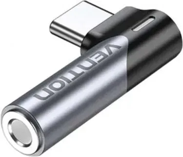 Adaptador Audio Vention BGWH0/ Jack 3.5 Hembra - USB Tipo-C Macho/ Gris