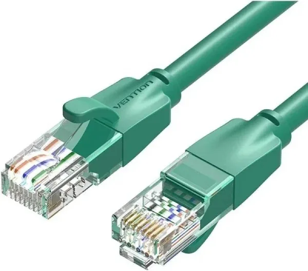 Cable de Red Latiguillo Rj45 Utp Cat6 Awg26 1 M Verde Vention