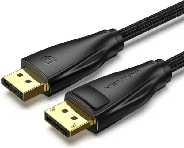 Cable DisplayPort 1.4 8K Vention HCCBJ/ DisplayPort Macho - DisplayPort Macho/ 5m/ Negro