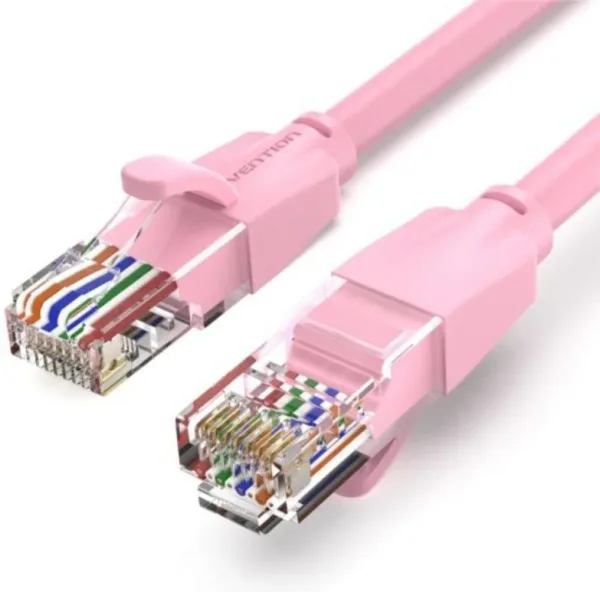 Cable de Red RJ45 UTP Vention IBEPF Cat.6/ 1m/ Rosa