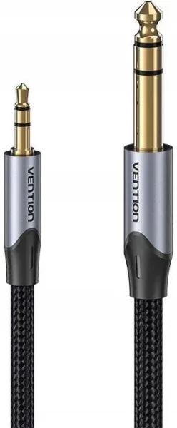 Cable Audio Estereo Jack 3.5/M Jack 6.3/M 2 M Gris Vention
