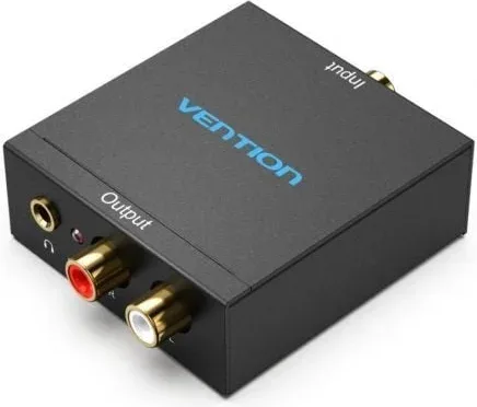 Convertidor de Audio Vention BDFB0-EU/ Entrada Toslink y RCA/ Salida 2x RCA