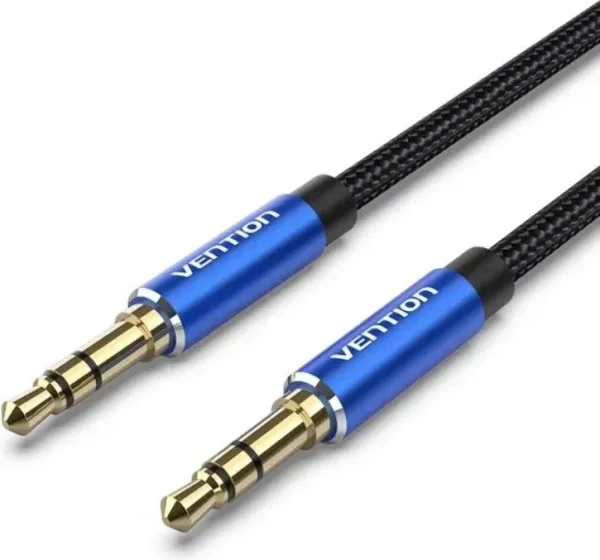 Cable Estéreo Vention BAWLD/ Jack 3.5 Macho - Jack 3.5 Macho/ 50cm/ Azul