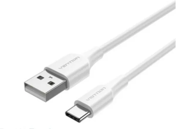 Cable USB 2.0 Tipo-C Vention CTHWG/ USB Tipo-C Macho - USB Macho/ 480Mbps/ 1.5m/ Blanco
