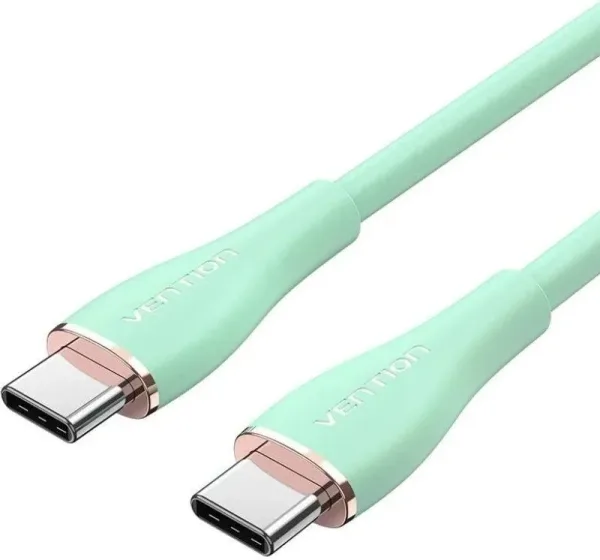 Cable USB-C a USB-C 2.0 100W 1.5 M Verde Vention